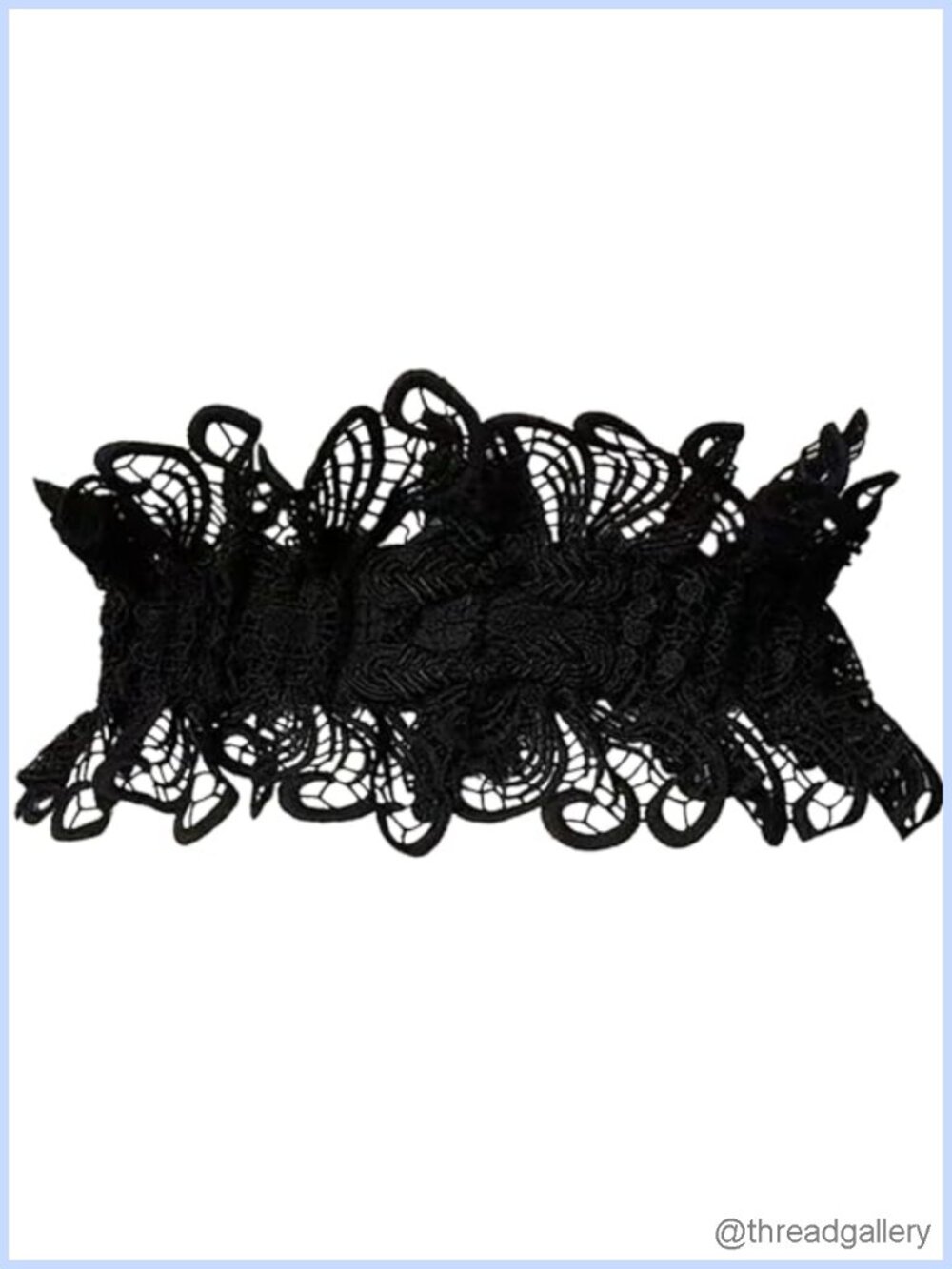 Lace Wide Waist Belt Obi Bowknot Cinch Corset Dress Band for Wedding Party